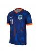 Nederland Cody Gakpo #11 Fotballdrakt Borte Klær EM 2024 Korte ermer